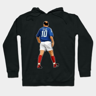 Zinedine Zidane #10 France Captain 1998 Hoodie